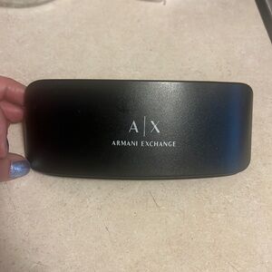 🏡Armani exchange black hard body glass holder